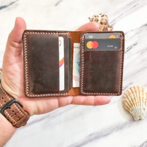 Handmade Leather Bifold Wallet