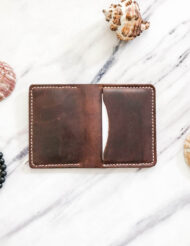 Handmade Leather Bifold Wallet