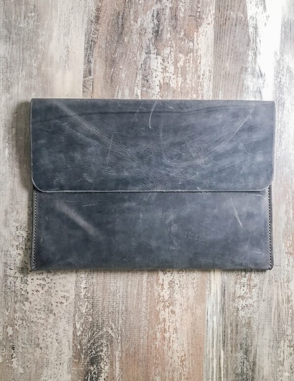 Handmade & Hand Stitched Macbook Leather Case - Image 1