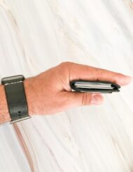 Minimal Black Leather Pocket Credit Cards Holder