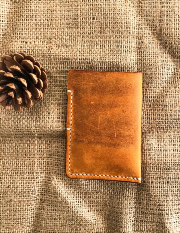 Minimalist Leather Slim Pocket Card Holder